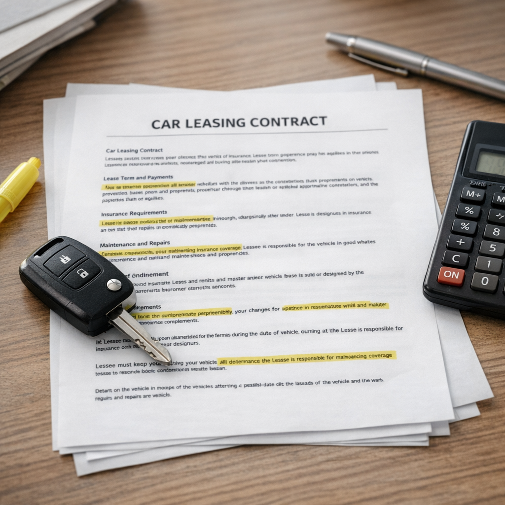 Comment lire un contrat de LLD voiture sans mauvaise surprise