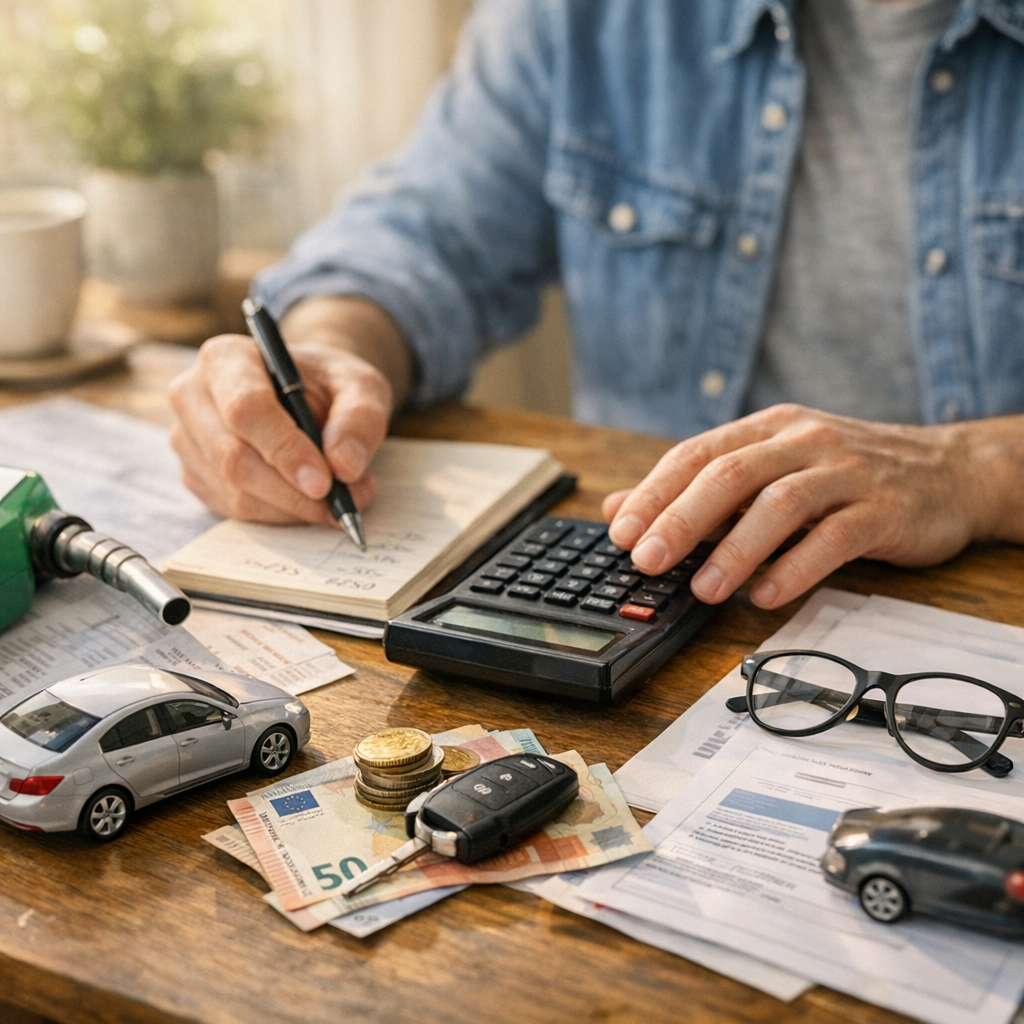 Comment estimer mon vrai budget voiture mensuel si j’additionne carburant, assurance et crédit ?