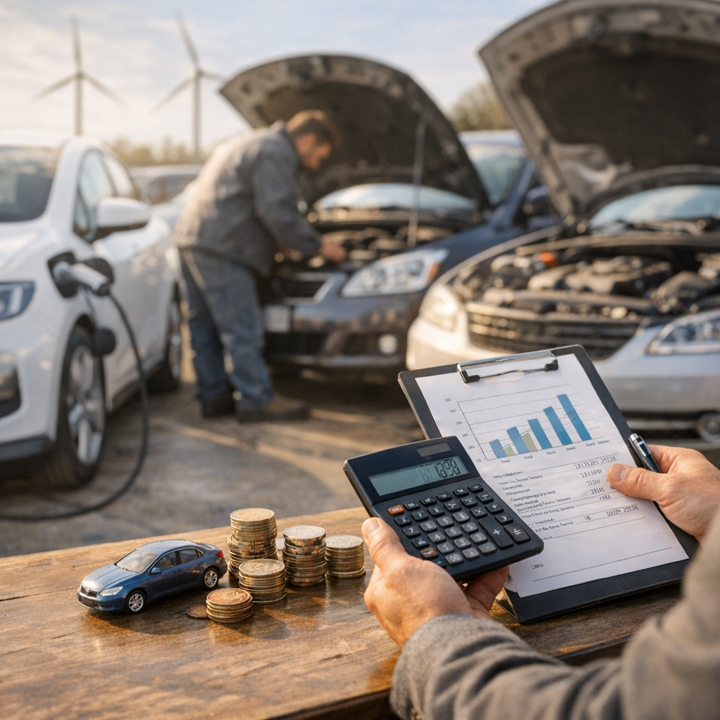Le vrai comparatif TCO en 2025-2026 : réglementation, occasion reconditionnée et électrification changent l’équation
