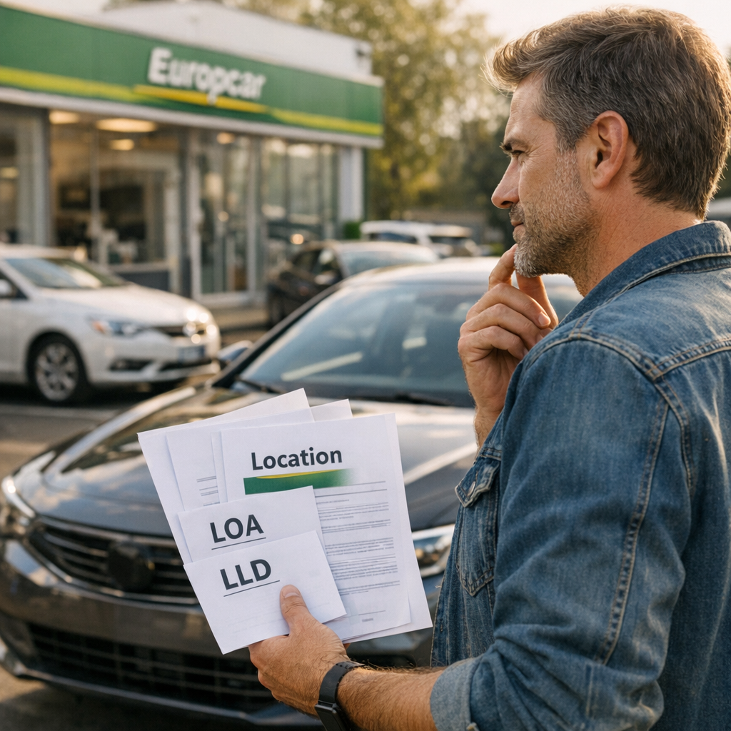 Louer une voiture à l’année : à partir de quand Europcar devient moins intéressant qu’une LOA ou une LLD ?