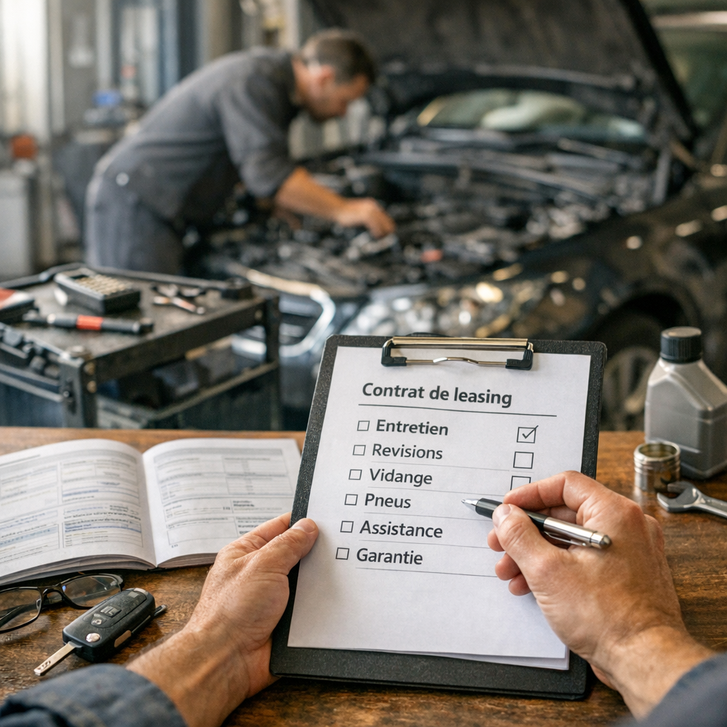 L’entretien du véhicule est-il compris dans un contrat de leasing ? Ce qu’il faut vérifier ligne par ligne