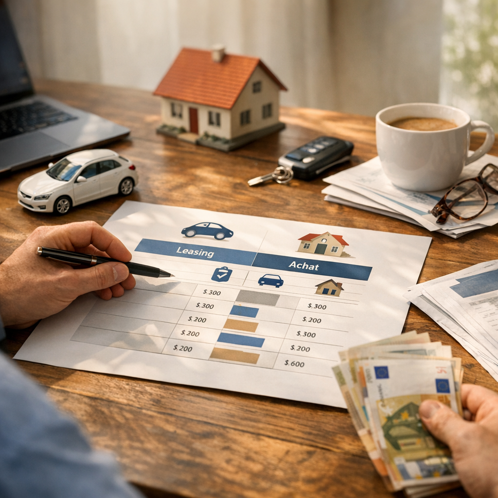 Prix du leasing vs achat&nbsp;: tableau comparatif des coûts à sourcer en 2026