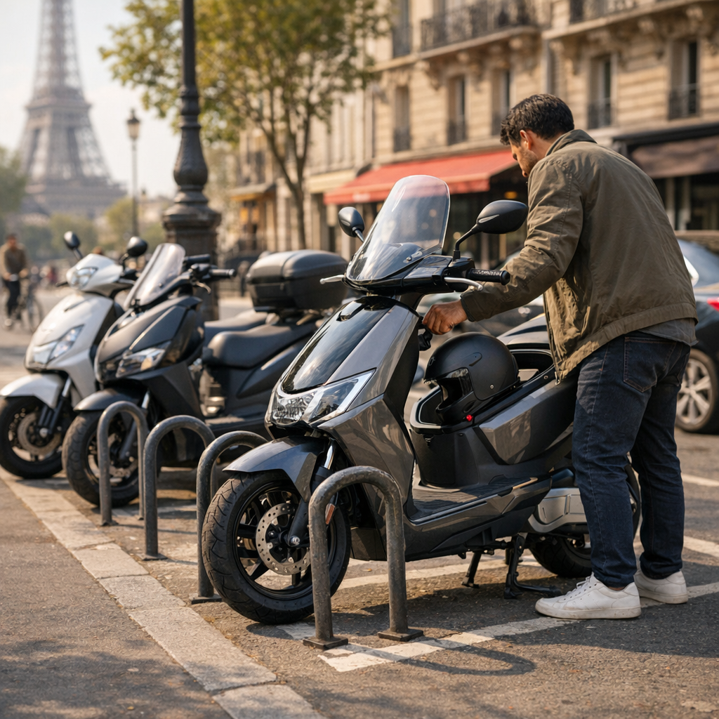 4. Adapter votre scooter à Paris, à l’Île-de-France et au stationnement