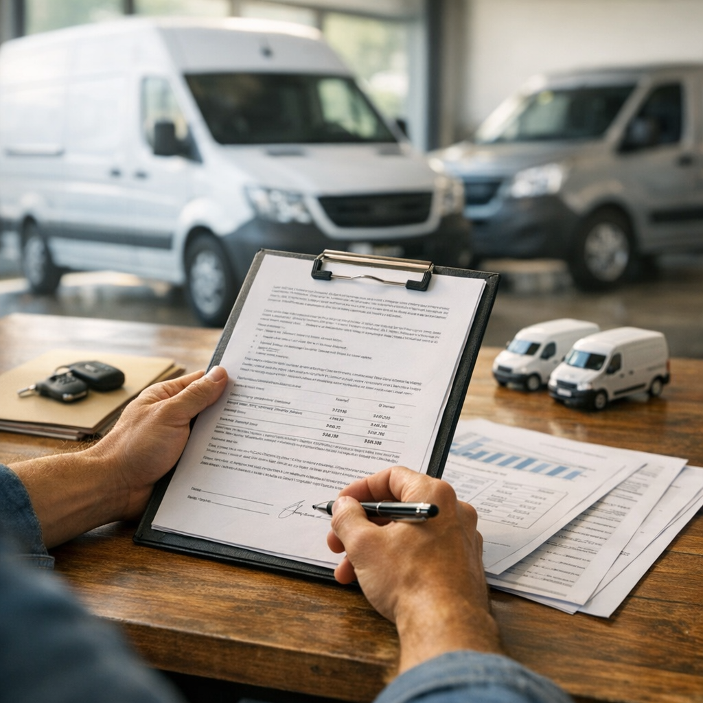 Vérifier un contrat de leasing utilitaire sans apport avant de signer