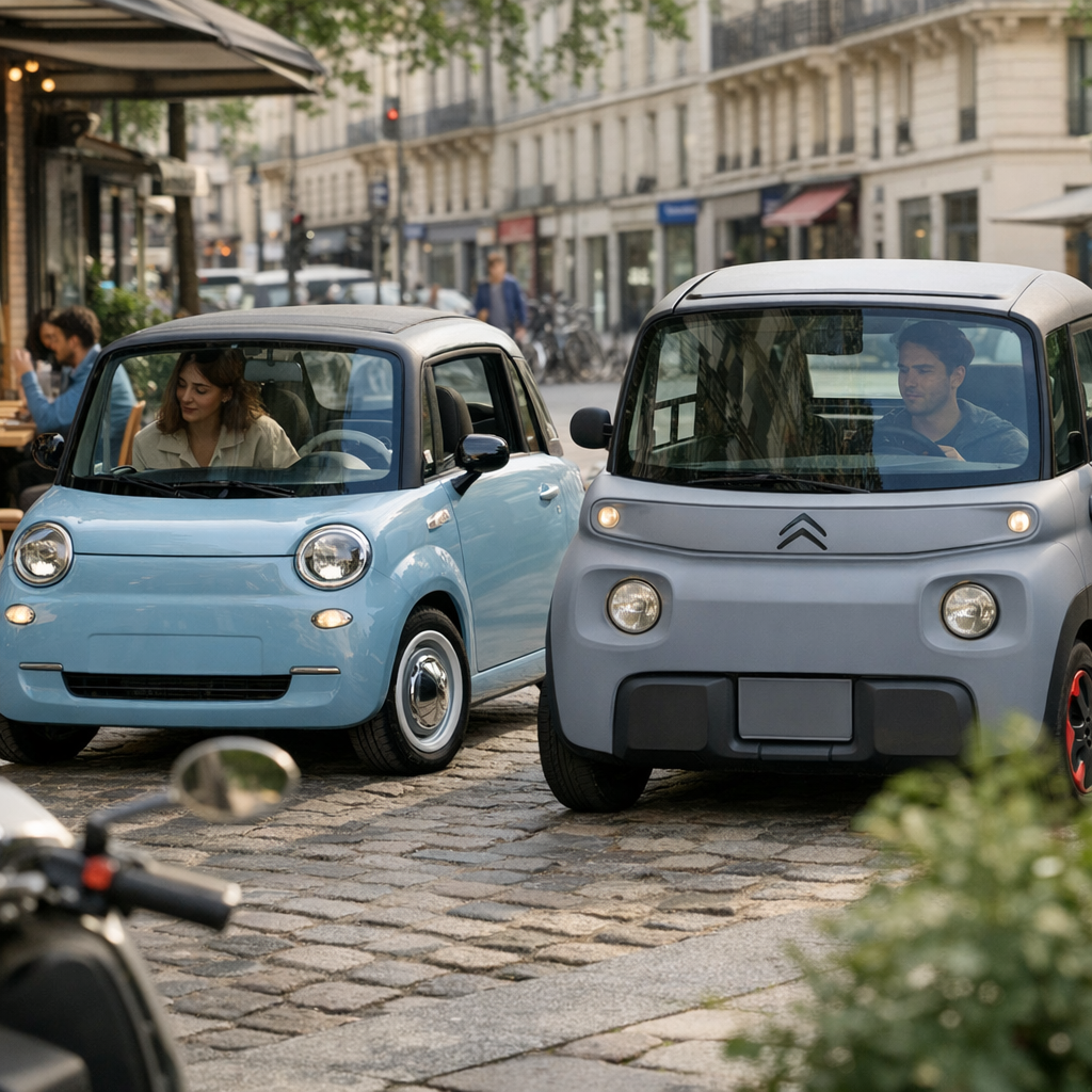 Nouvelle Topolino vs Citroën Ami&nbsp;: pour quels usages urbains&nbsp;?