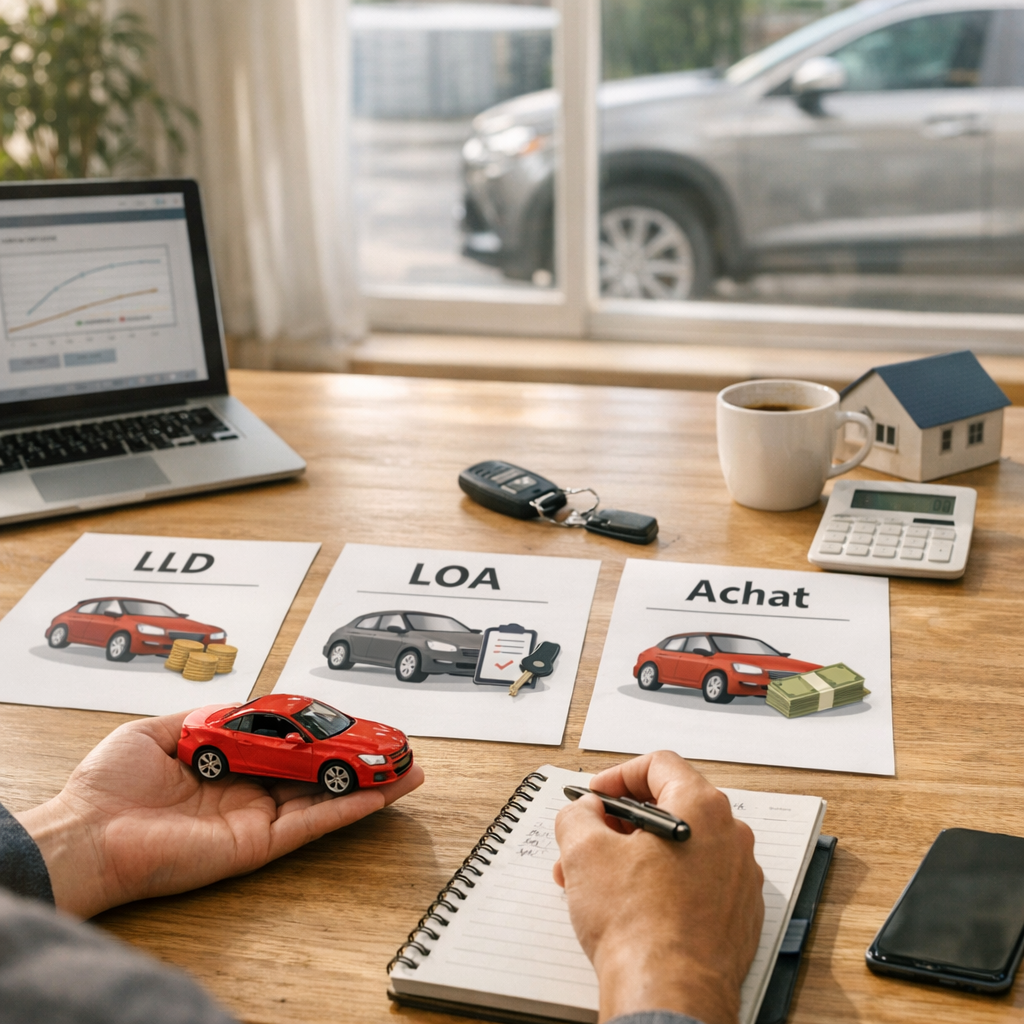 Comment choisir entre LLD, LOA et achat selon votre usage réel