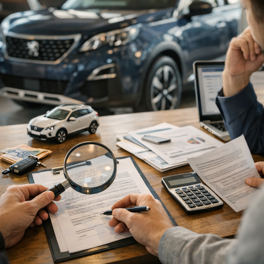 Les pièges à vérifier avant de signer une LOA Peugeot