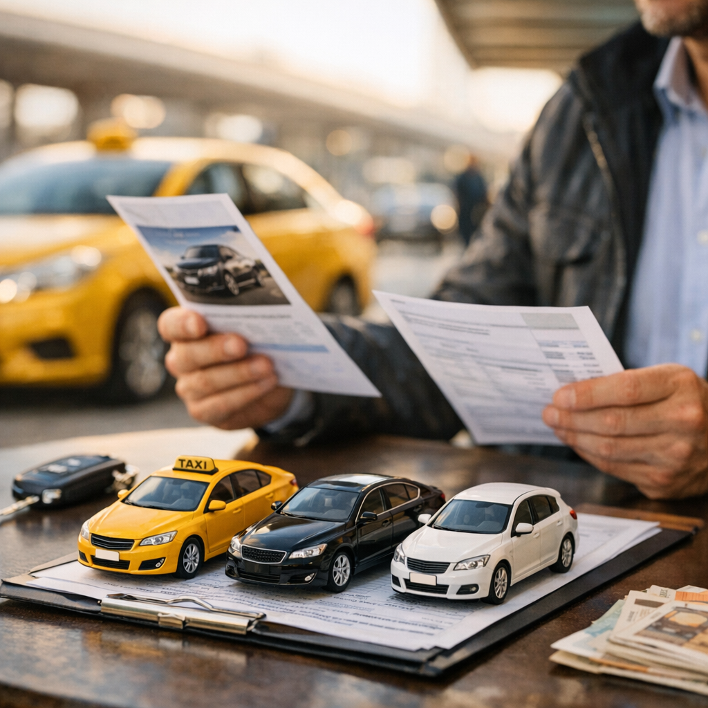 LLD, LOA ou achat : que choisir pour une voiture taxi longue durée ?
